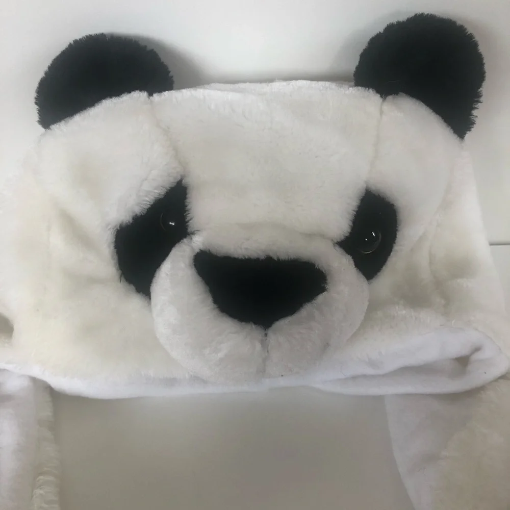 Johnkent Kids Plush Panda Polar Bear Floppy Ear Covered  Hat